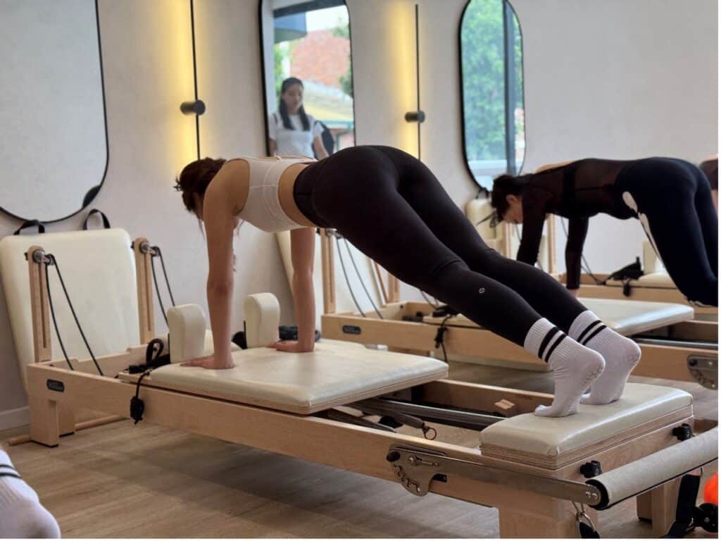 Gentle Reformer Pilates session for postpartum recovery at DX Physio Balgowlah & Cremorne Sydney.